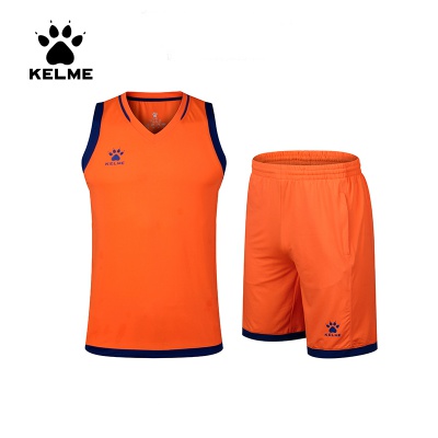 KELME卡爾美 籃球服套裝男比賽服K15Z102