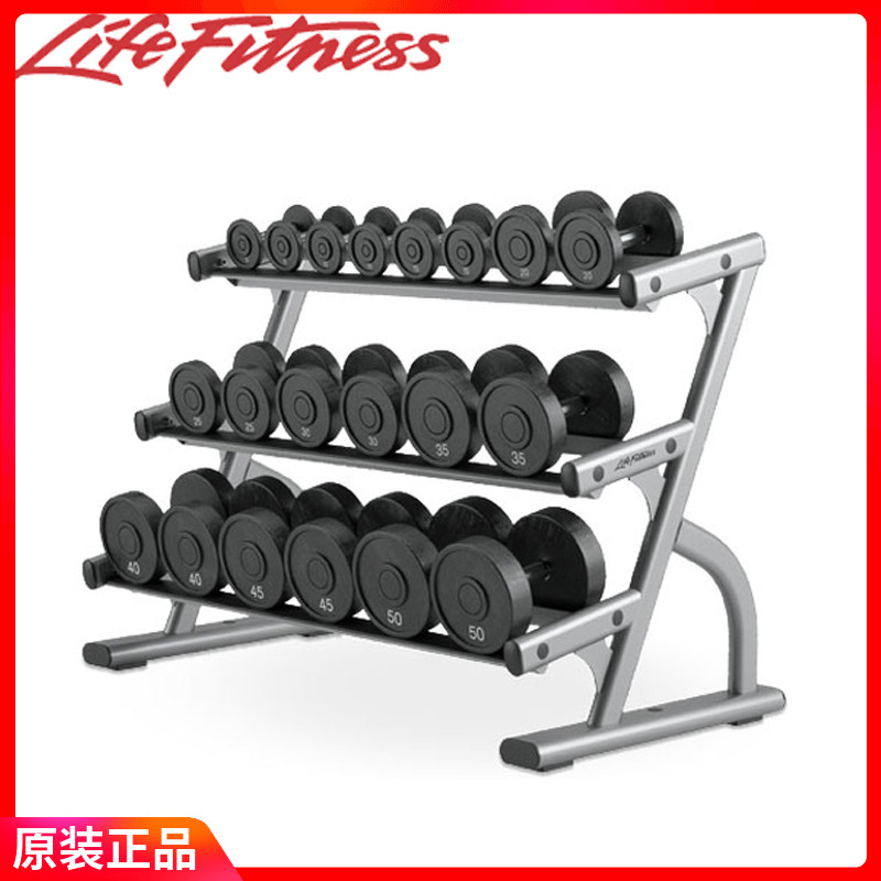 LifeFitness美國(guó)力健三層啞鈴架OSDB3不含啞鈴10對(duì)啞鈴架 進(jìn)口